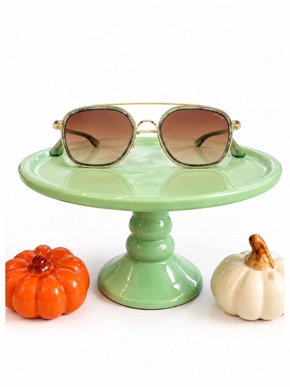 Freyrs yWeston Acetate Round Unisex Sunglasses